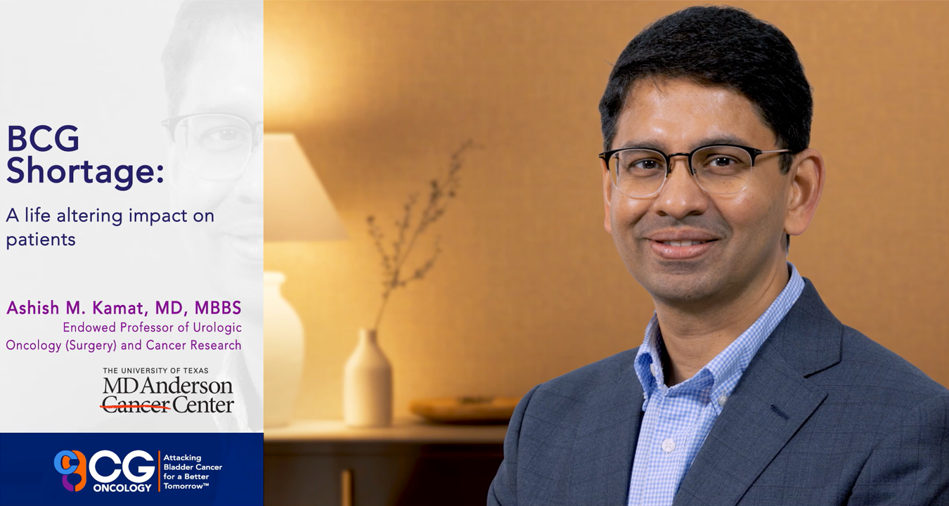 Video of Ashish M Kamat, MD, MBBS, about the impact of the BCG shortage 